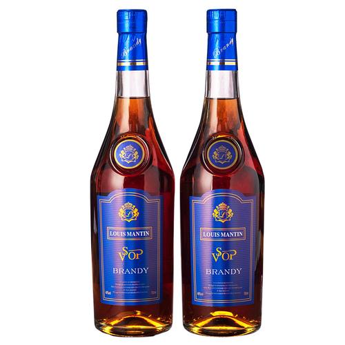 白兰地brandy洋酒vsop40法国原酒进口路易曼烈酒700ml
