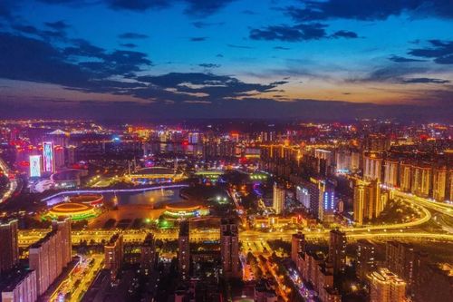 洛阳,照明,夜景