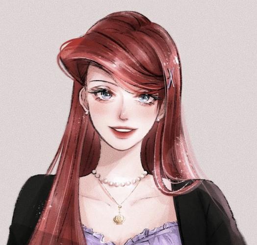 迪士尼公主的现代画风,全员精致美丽,艾莎女王惹人注目