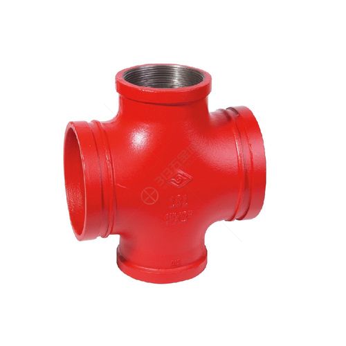 迈克沟槽管件 异径内螺纹四通p181