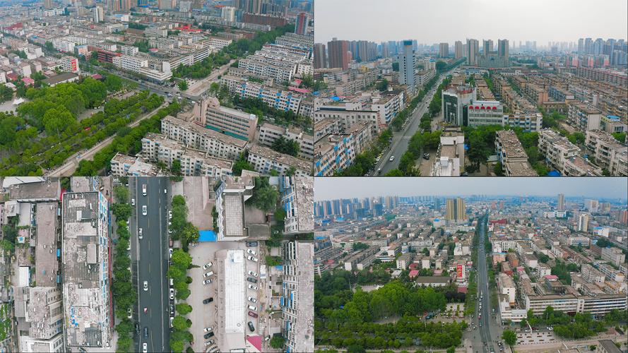 【4k】驻马店驿城区航拍