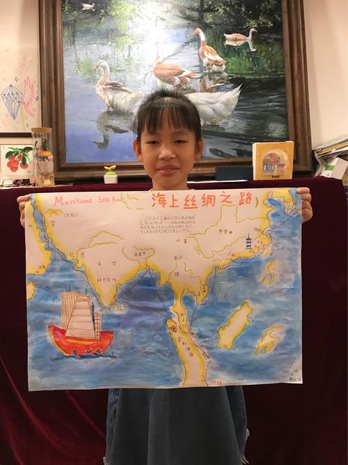 七,我手绘了海上丝绸之路地图.