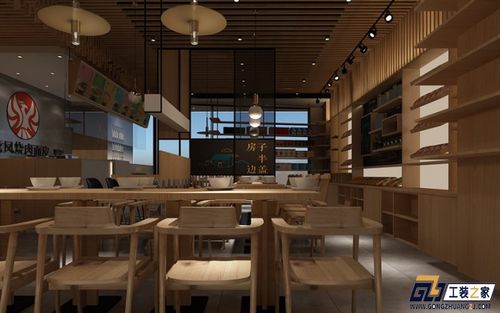西安特色快餐店装修效果图
