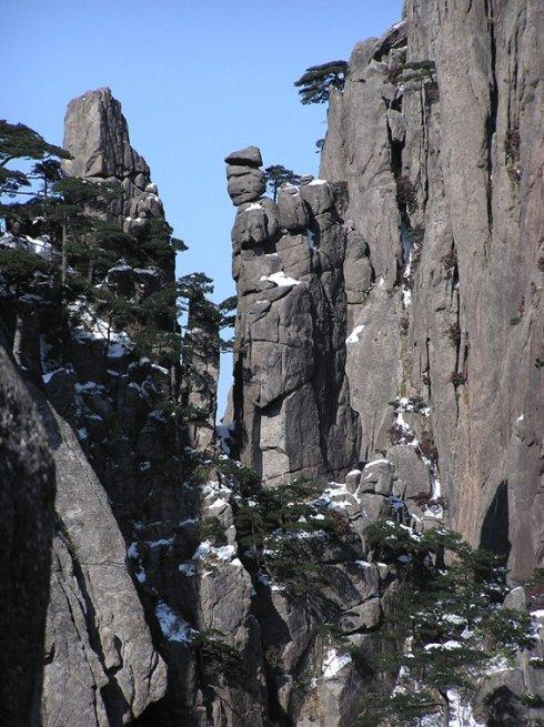 黄山奇石图片