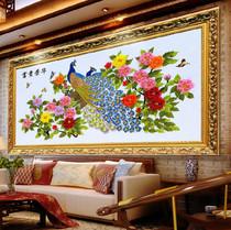 新款魔方立体圆钻石画欧式油画满钻十字绣钻石绣客厅挂画向日葵