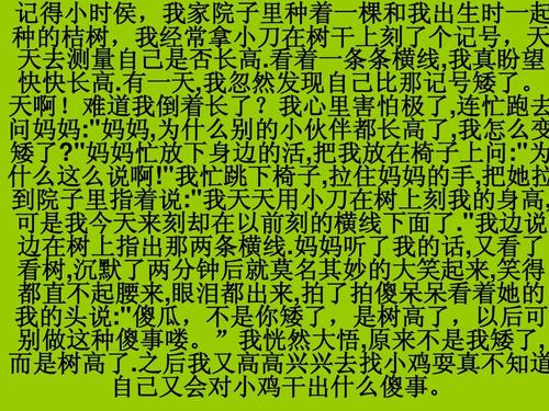 童年趣事作文