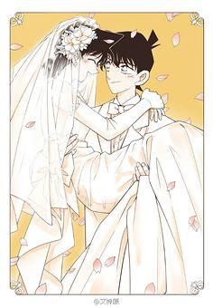 江户川柯南  工藤新一  毛利兰   蕡摦采集到爱 名侦探柯南  新兰