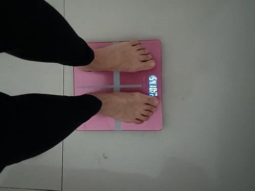 5月13号早晨称体重54.10