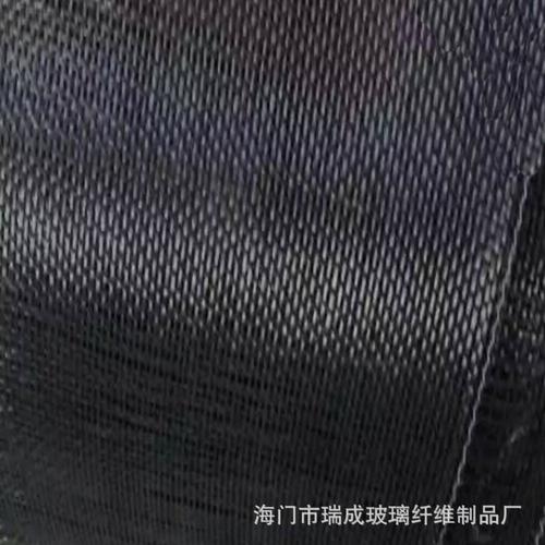 厂家直销黑色玻璃纤维布 无碱耐高温玻璃丝布 防腐玻璃丝布