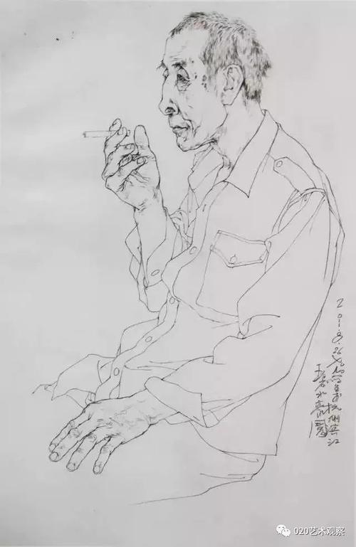 中国美术学院徐默教授的人物速写,看了第一张我就跪了