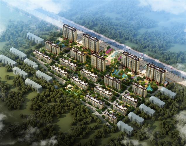衡水路北恒茂城·公园首府鸟瞰图