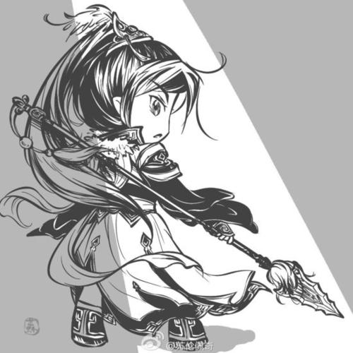 天涯明月刀玩家新作 q版神威小哥萌翻天