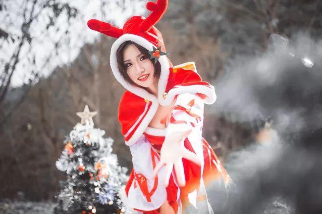 王者荣耀貂蝉cos,圣诞恋歌叮叮当