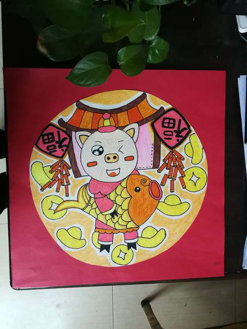 南康区唐江红旗学校"迎新年·绘梦想"主题创意画比赛优秀作品展