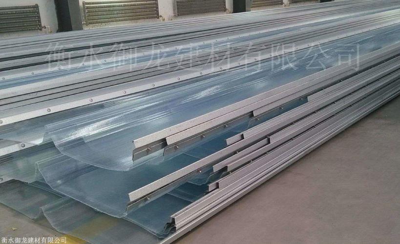 15mm无色透明采光板一级阻燃采光板双层钢收边采光瓦