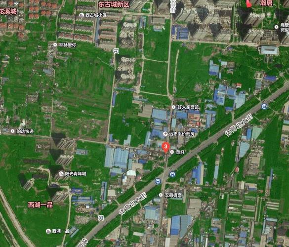 拓跋珪迁真定城于滹沱河北岸安乐垒即现在的地址,东垣故城遗址一直