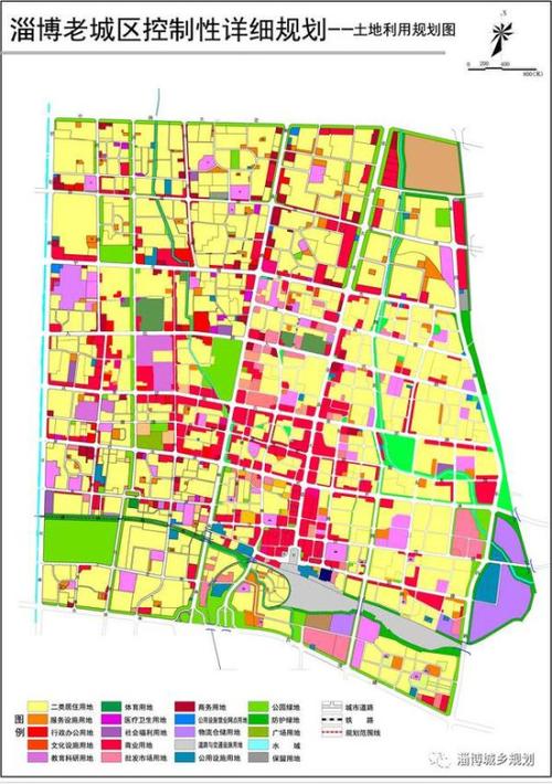 张店老城区和淄博新区最新详细规划图出来了
