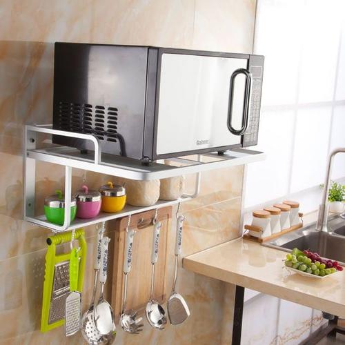 双层壁挂式挂架加厚 3 2 1 微波炉架子墙上支架置物架