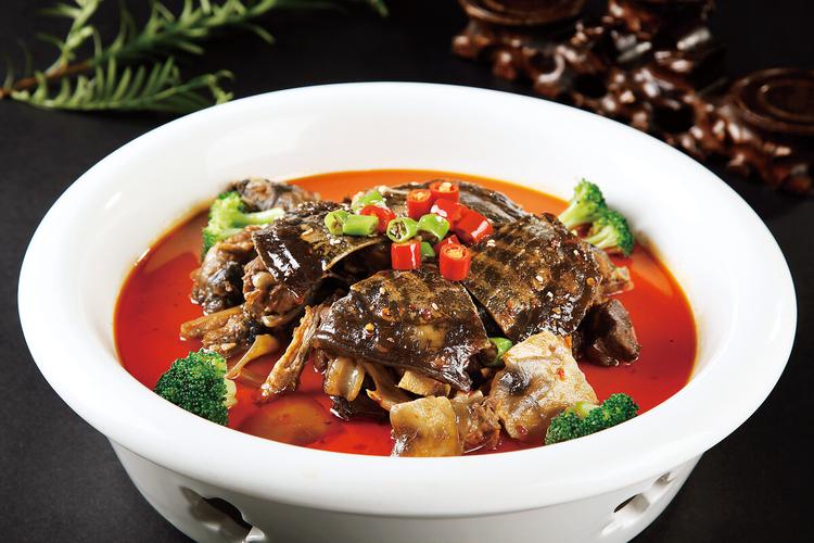 红焖镶甲鱼