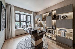 大户型现代轻奢书房装修效果图