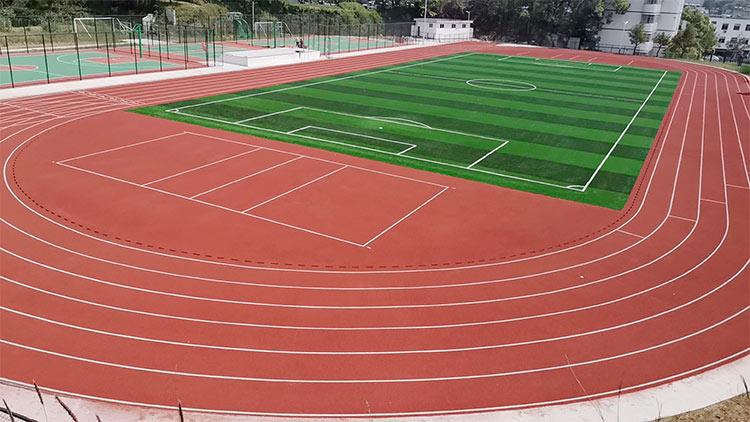 新国标 学校运动场塑胶跑道 塑胶跑道直供【优冠】