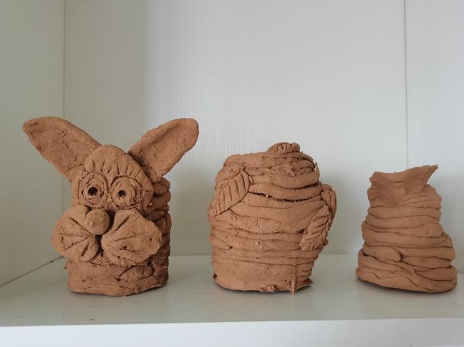 凤翔县东大街幼儿园特色课程泥塑之《花瓶》