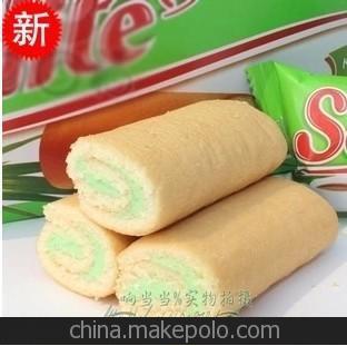 越南京都solite瑞士卷蛋糕零食18g 椰子味蛋卷/蛋黄味 蛋黄派