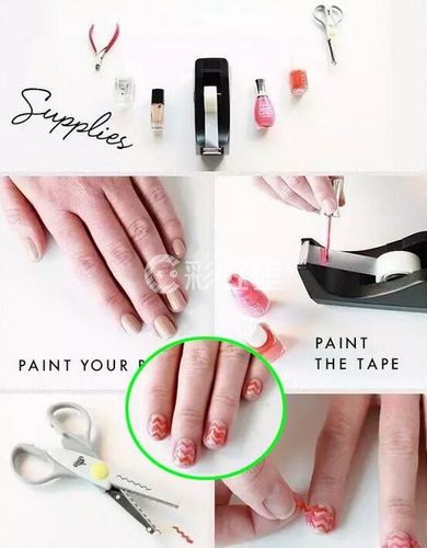 美甲指绘自己做 简单美甲教程