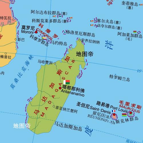 8平方千米,位于马达加斯加岛以东350公里,几乎没有常住人口.