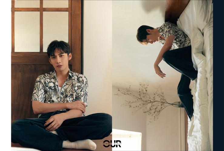 张彬彬清爽印花衫写真图片