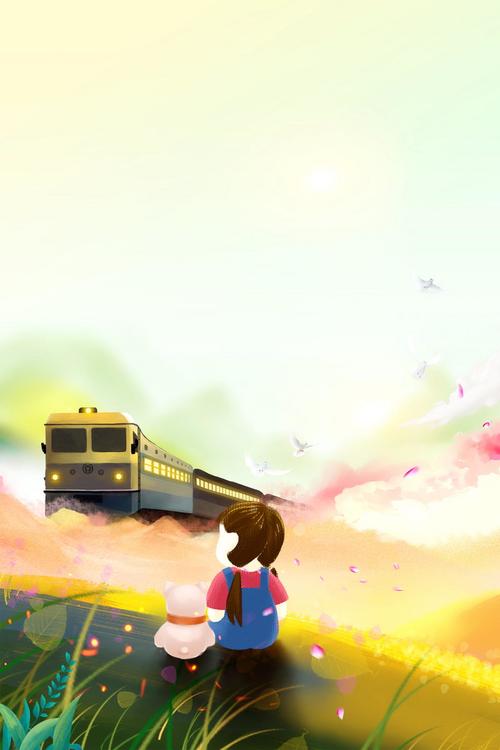 背景搜索 > 关爱留守儿童手绘插画公益创意psd分层  200