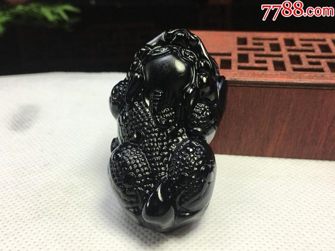黑曜石貔貅吊坠