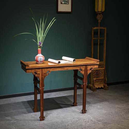 齐家守艺人伯利兹黄檀条案新中式翘头案红木明清古典家具中堂供桌