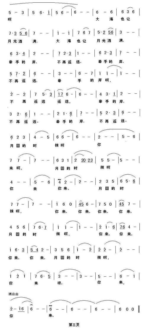 月圆的时候你来