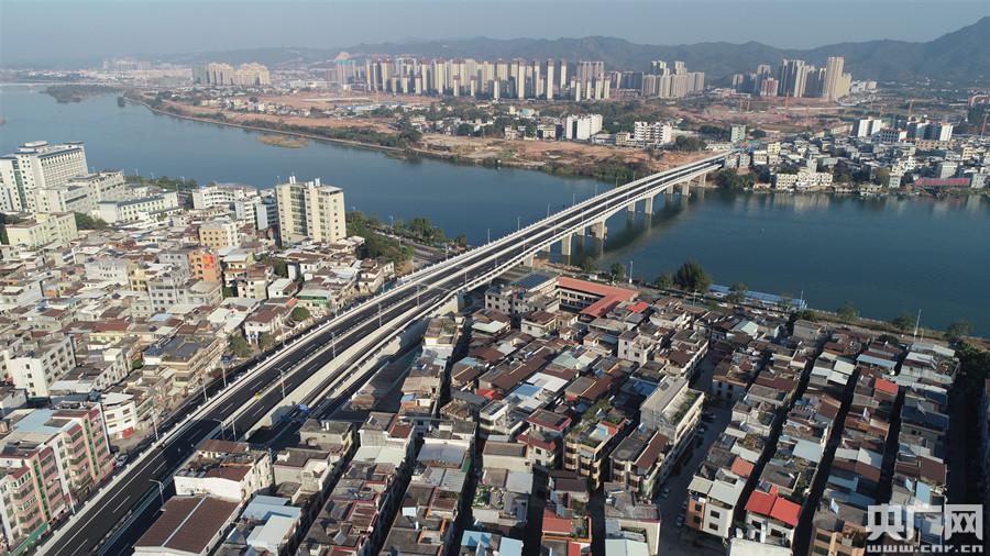 河源紫金桥重建恢复通车