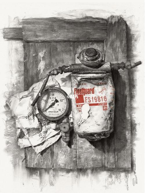 精微素描静物_素描_美术_人文_绘画