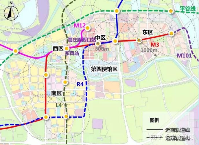 近期 远期规划加起来 一共6条地铁线,东坝未来也成tod了.