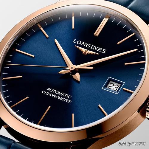 浪琴表开创者系列18k金全自动机械表男士男表l28208922