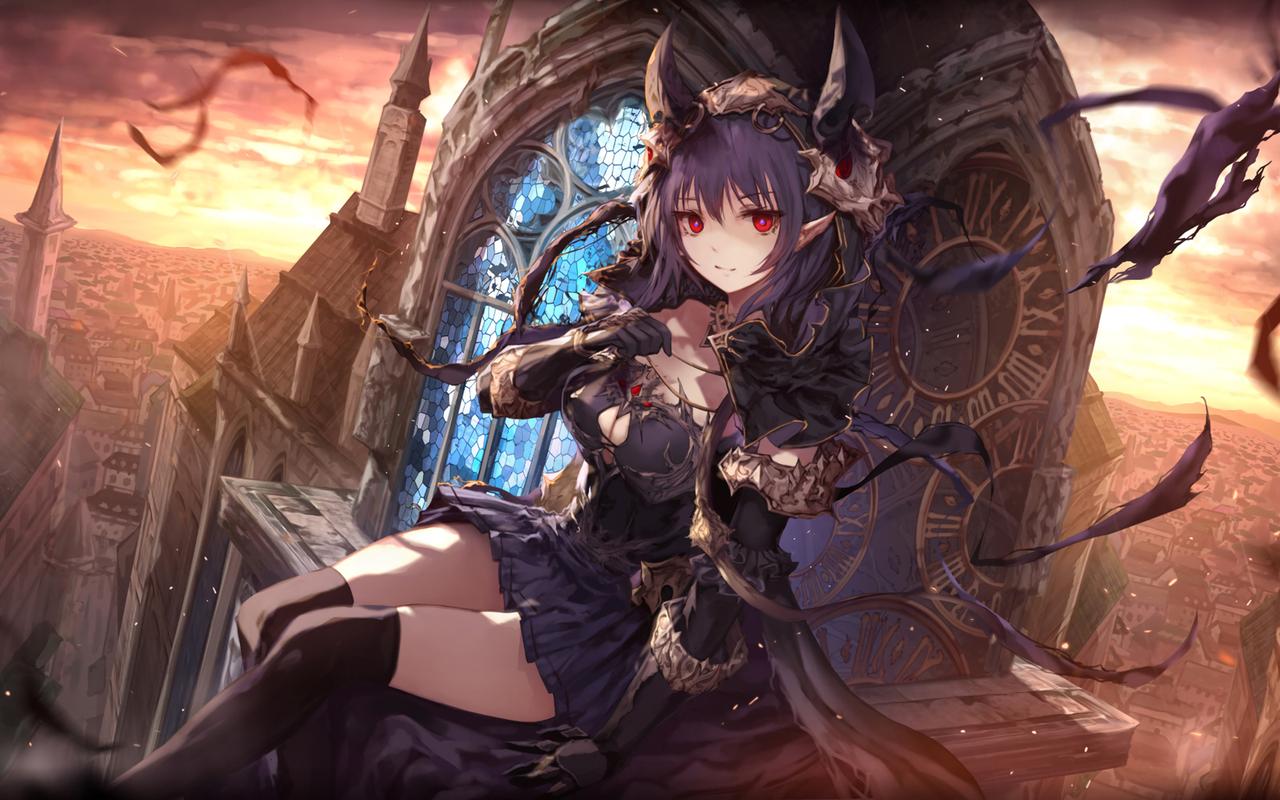 卡通动漫,性感美女,唯美,动漫,高清,清新,二次元,动漫美女,壁纸,1920x