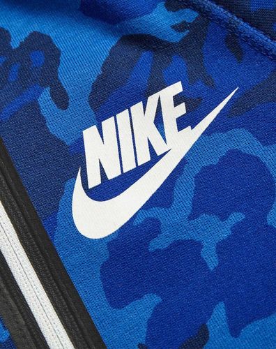 nike 男童蓝色针织夹克