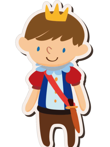 【word模板】卡通小王子读书小报手抄报word模板