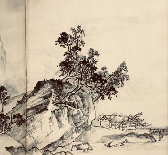 北宗寻迹·宋夏圭《溪山清远图卷》罗峰临摹手记 写美篇 夏圭在这幅画