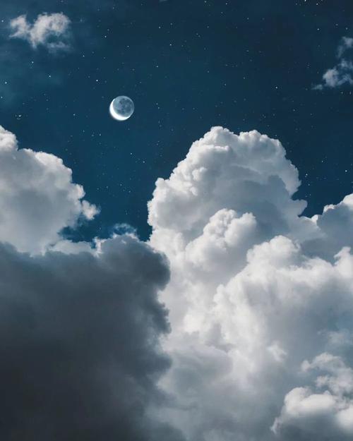 背景图丨小清新唯美天空封面图梦幻星空头像