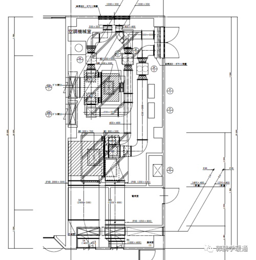 日本公民馆空调设计图纸欣赏