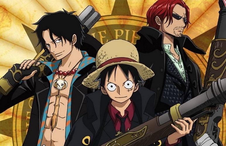 我想要海贼王强者世界里路飞穿黑衣的图,最好是高清哦