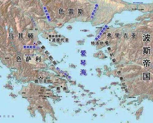 蓬勃发展的古老文明 希腊不是一个国家,而是泛指在古代巴尔干半岛