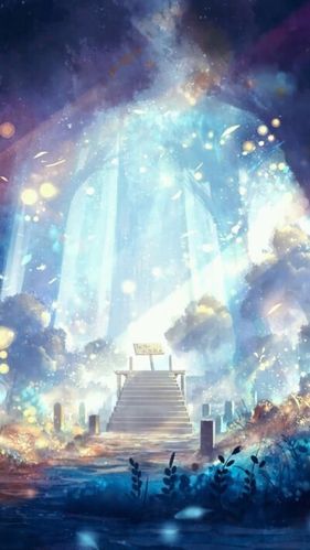 唯美梦幻锁屏壁纸背景图动漫场景