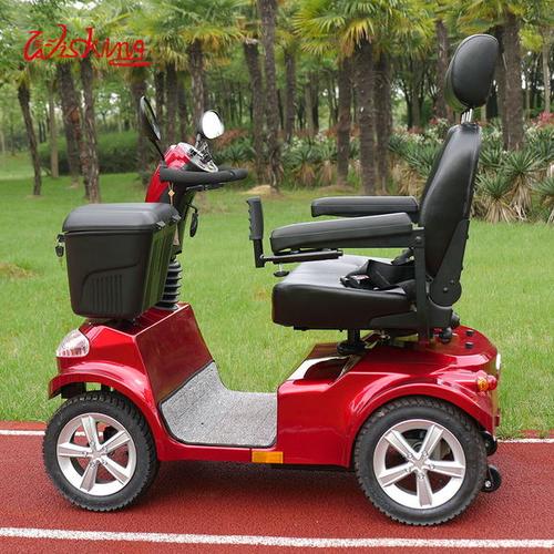 残疾人老年电动代步车四轮带棚双人座电梯款老人电瓶车 4034 威之群