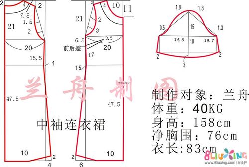 91款连衣裙的裁剪图 裙子裁剪图解100例_日本中老年裙装裁剪图