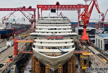 里程碑外高桥造船首艘国产大型邮轮实现全船贯通